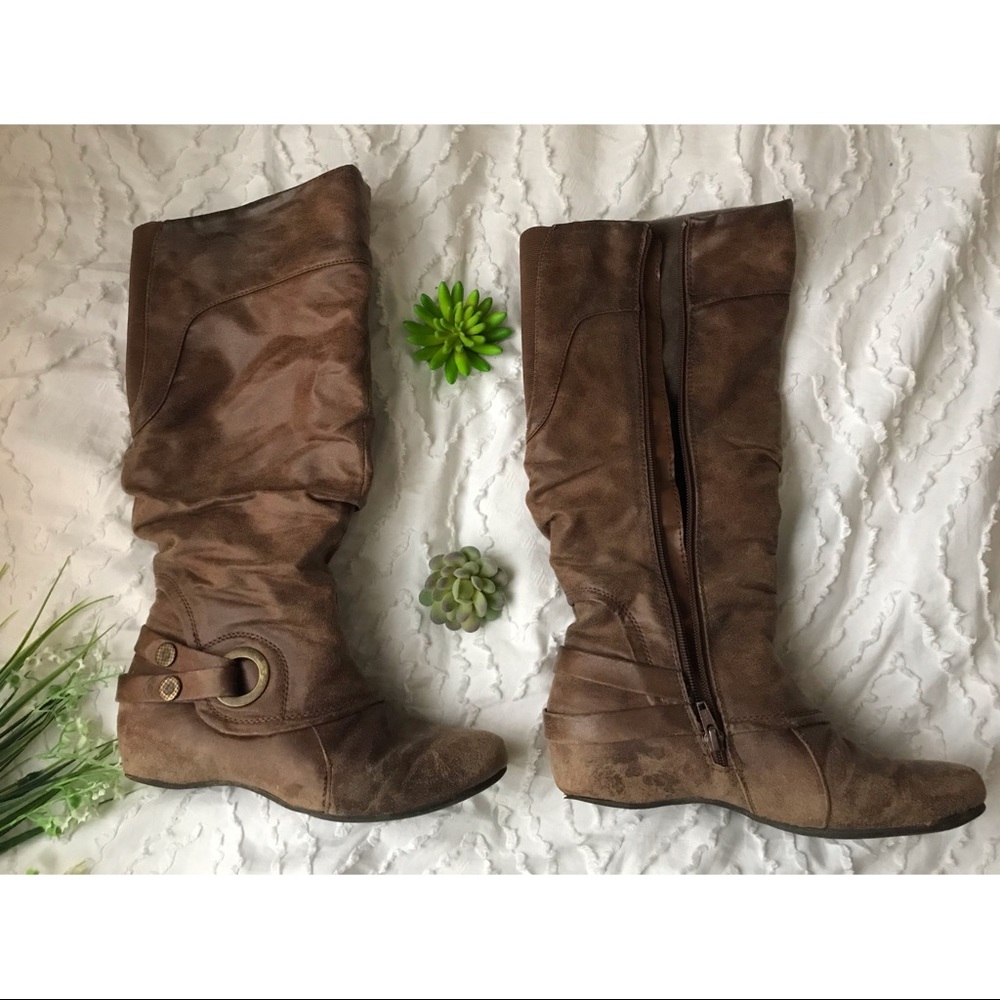 Distressed Boots | Rustic Southerny Style | Brown